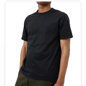 American Eagle Black Men’s Embroidered Logo Tee Shirt